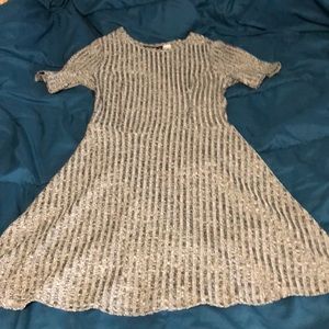 Divided skater dress
